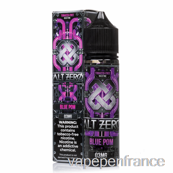 Pompon Bleu - Alt Zéro - Stylo Vape 60 Ml 6 Mg